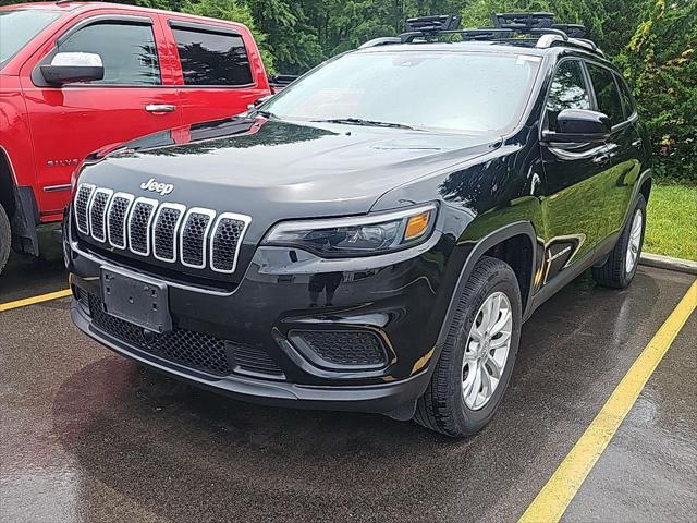 used 2021 Jeep Cherokee car, priced at $19,495