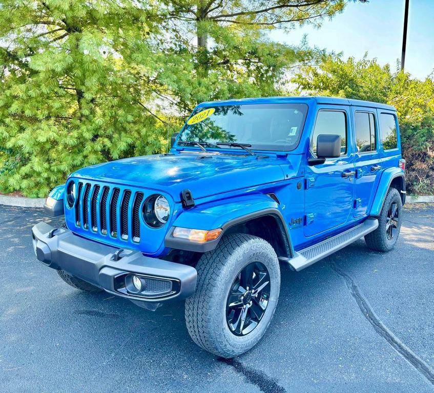 used 2021 Jeep Wrangler Unlimited car, priced at $33,255
