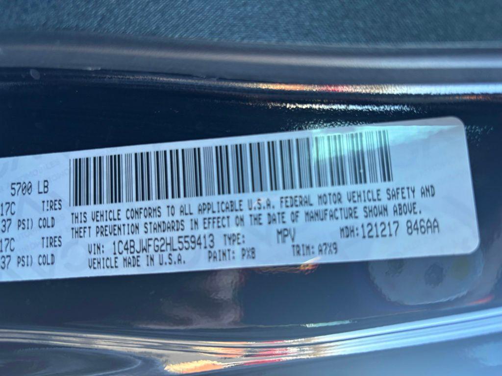 used 2017 Jeep Wrangler Unlimited car, priced at $20,369