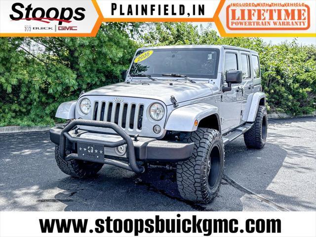 used 2016 Jeep Wrangler Unlimited car, priced at $19,867
