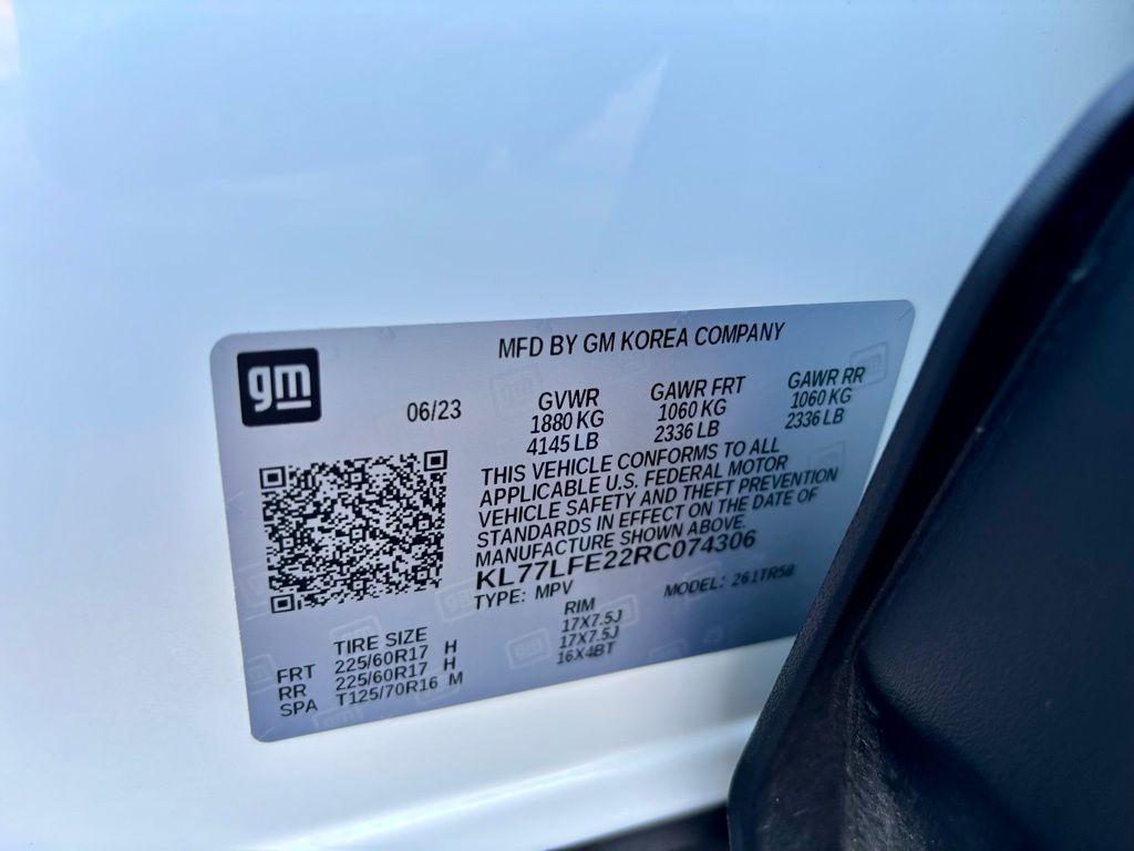 used 2024 Chevrolet Trax car, priced at $20,183