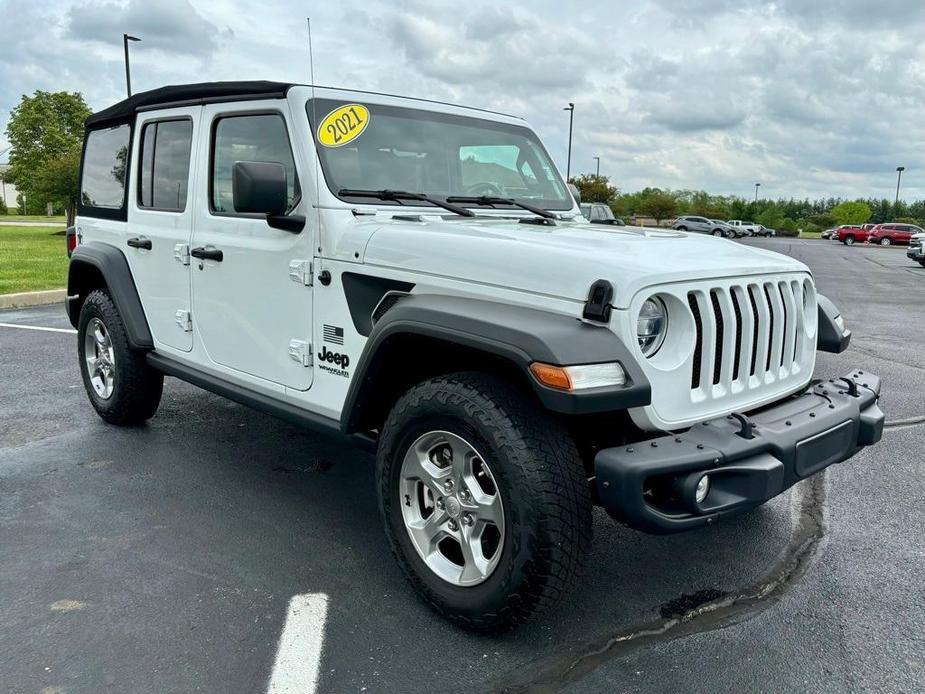 used 2021 Jeep Wrangler Unlimited car, priced at $31,472