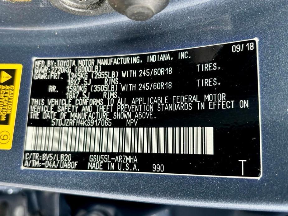 used 2019 Toyota Highlander car, priced at $24,941