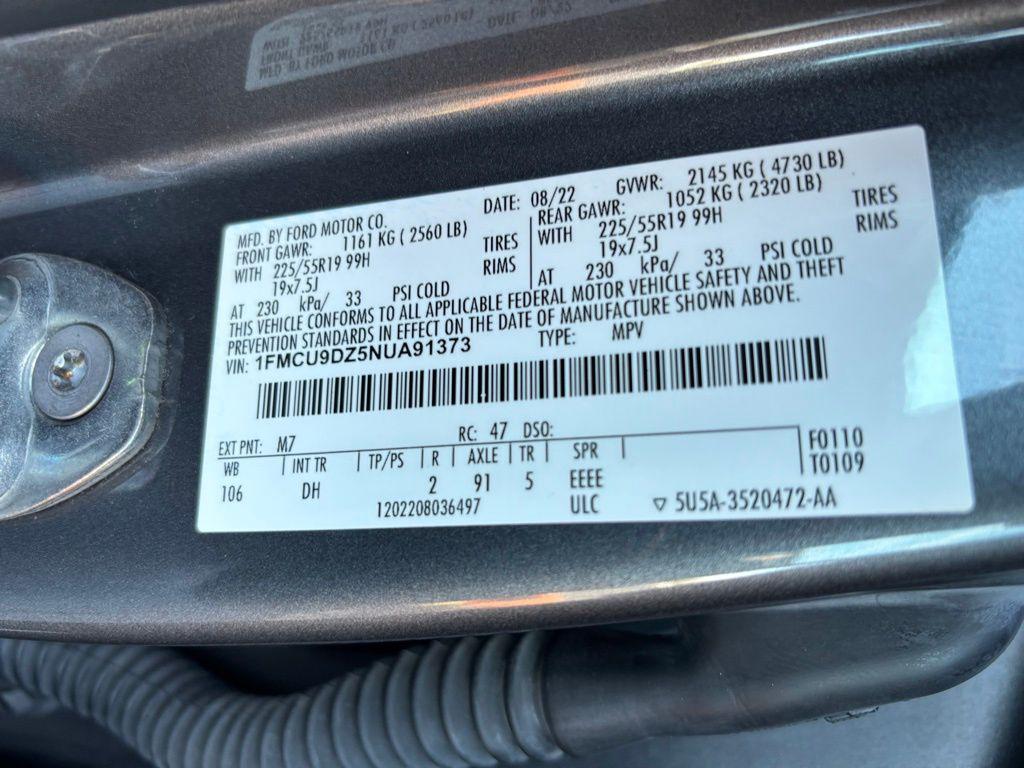 used 2022 Ford Escape car, priced at $16,421