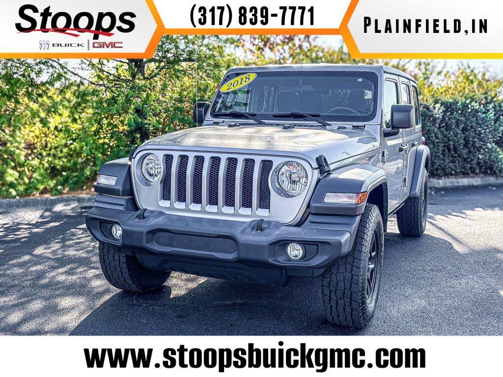 used 2018 Jeep Wrangler Unlimited car, priced at $19,847