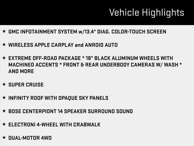new 2025 GMC HUMMER EV SUV car, priced at $101,324