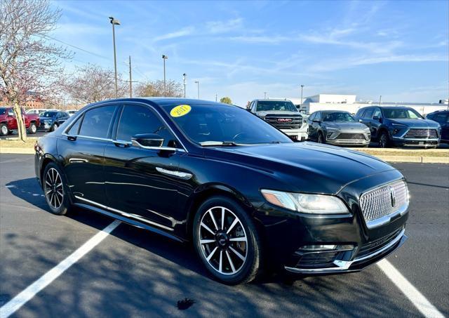 used 2017 Lincoln Continental car, priced at $20,983