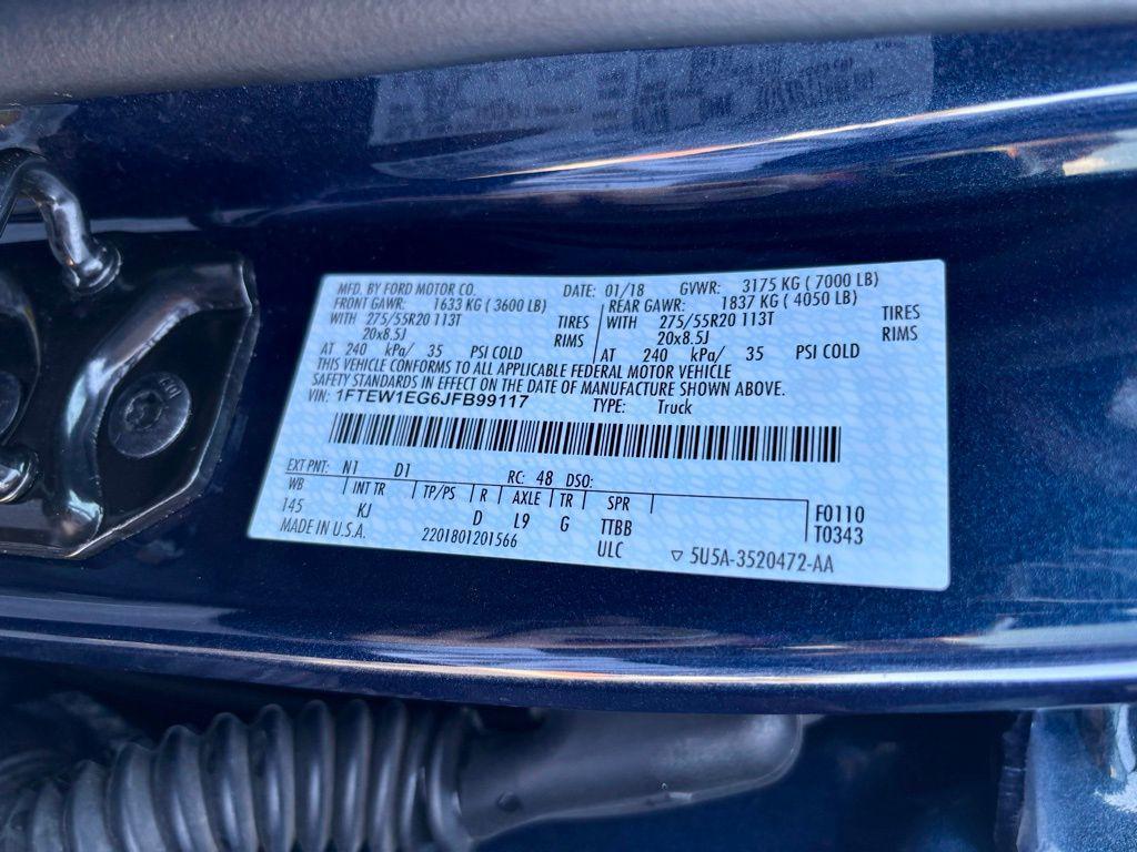 used 2018 Ford F-150 car, priced at $28,150