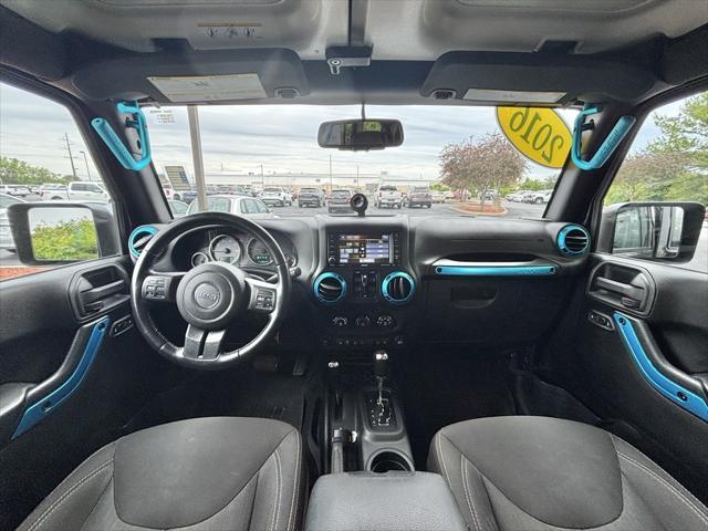 used 2016 Jeep Wrangler Unlimited car, priced at $17,642