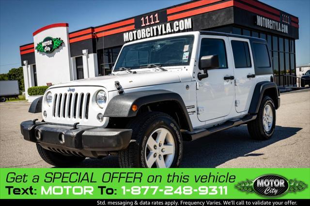 used 2018 Jeep Wrangler JK Unlimited car, priced at $24,639