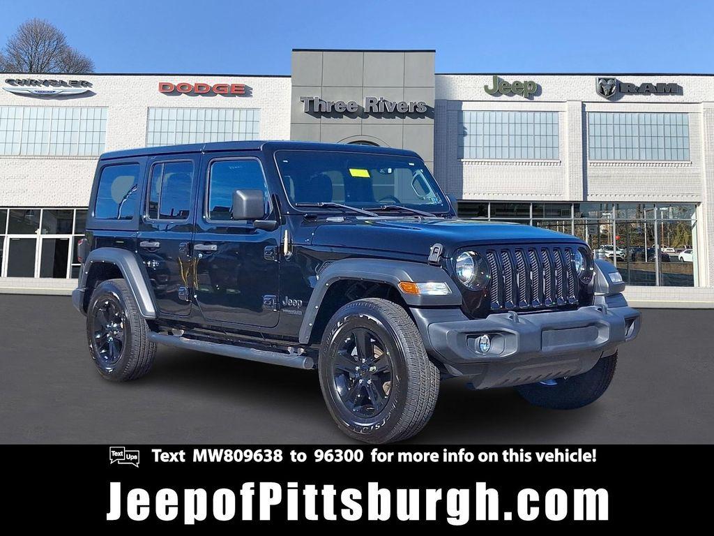 used 2021 Jeep Wrangler Unlimited car, priced at $31,994