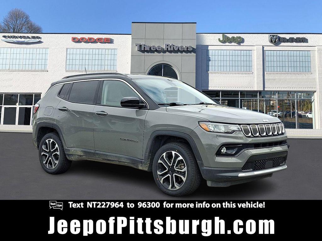 used 2022 Jeep Compass car, priced at $24,726