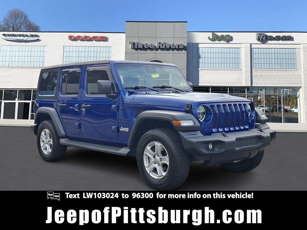 used 2020 Jeep Wrangler Unlimited car, priced at $27,890