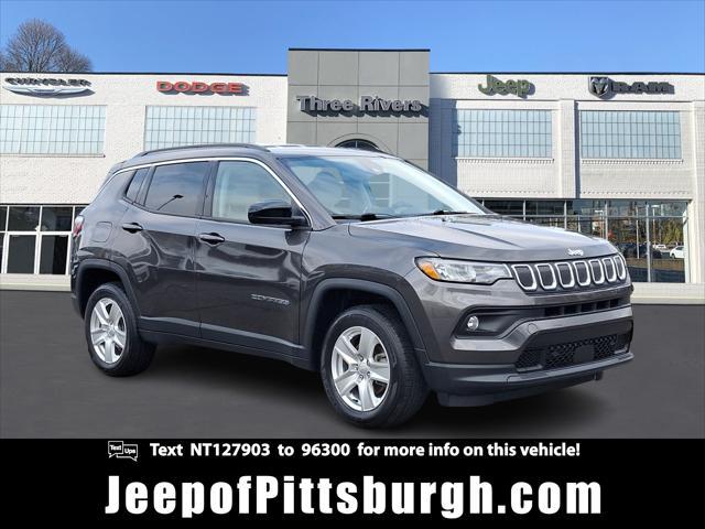 used 2022 Jeep Compass car, priced at $22,061