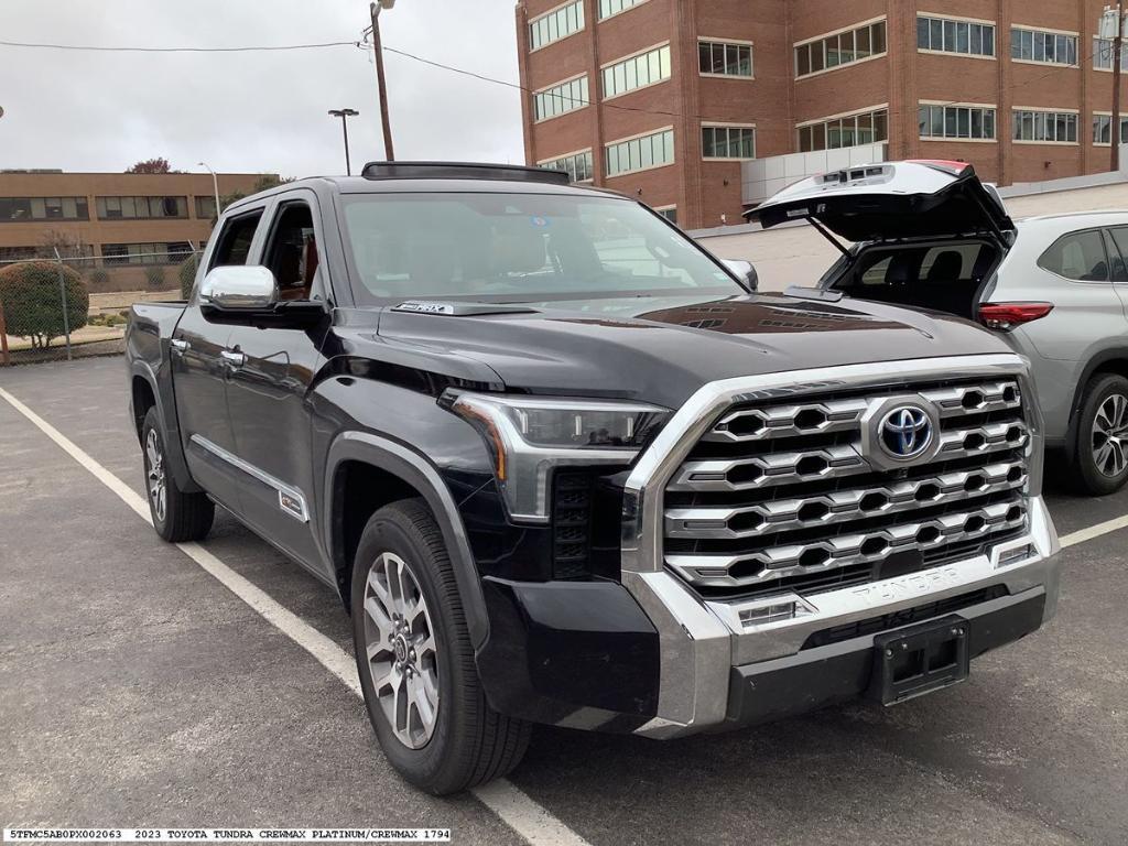 used 2023 Toyota Tundra Hybrid car, priced at $55,700