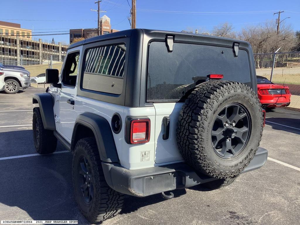 used 2021 Jeep Wrangler car, priced at $30,500