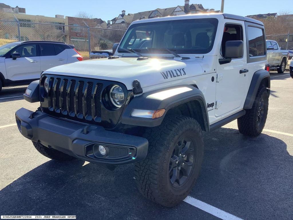 used 2021 Jeep Wrangler car, priced at $30,500