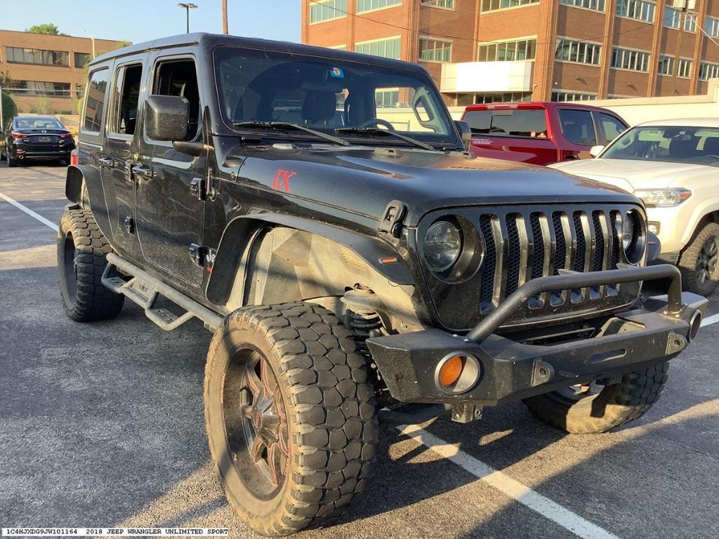 used 2018 Jeep Wrangler Unlimited car, priced at $24,674