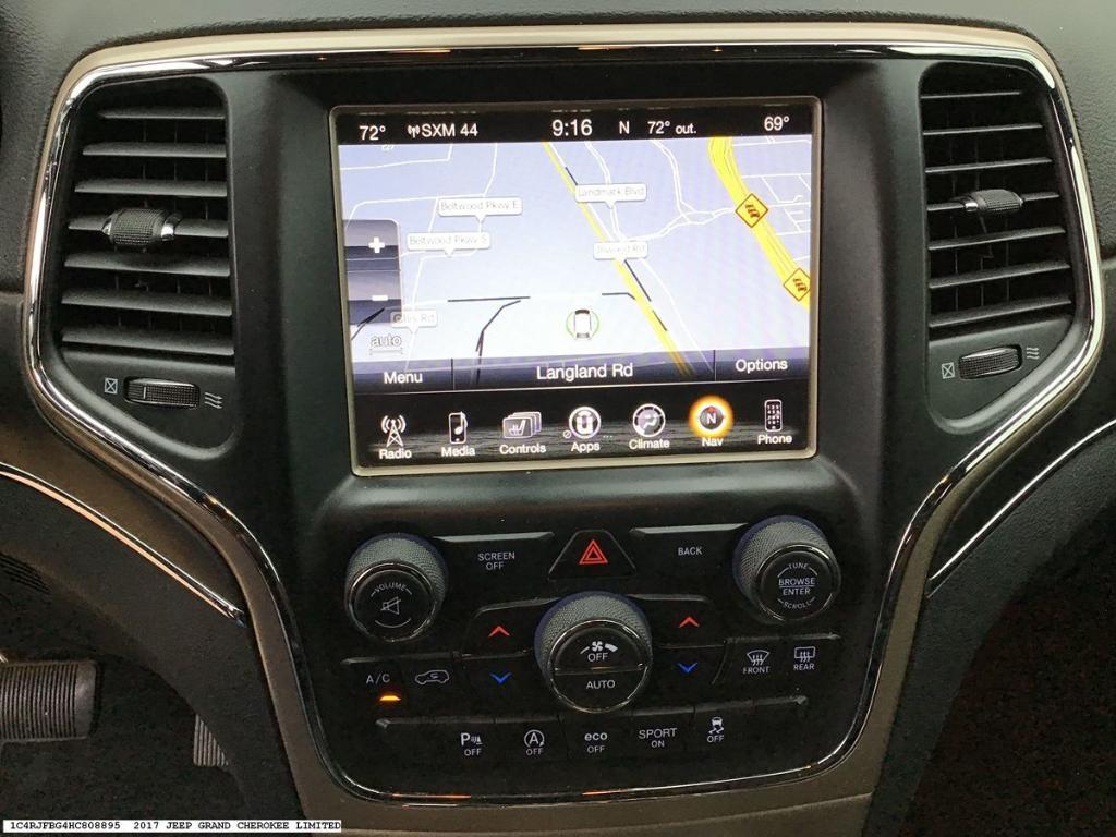 used 2017 Jeep Grand Cherokee car, priced at $18,075