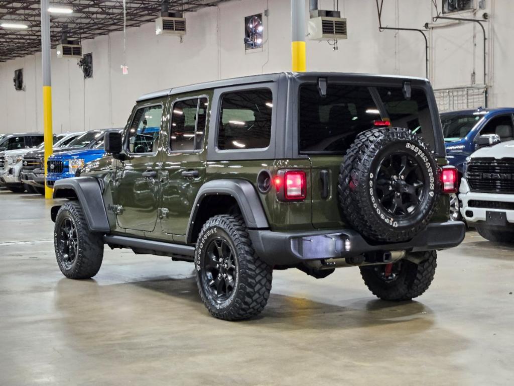 used 2021 Jeep Wrangler Unlimited car, priced at $34,613