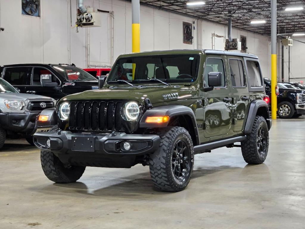 used 2021 Jeep Wrangler Unlimited car, priced at $34,613