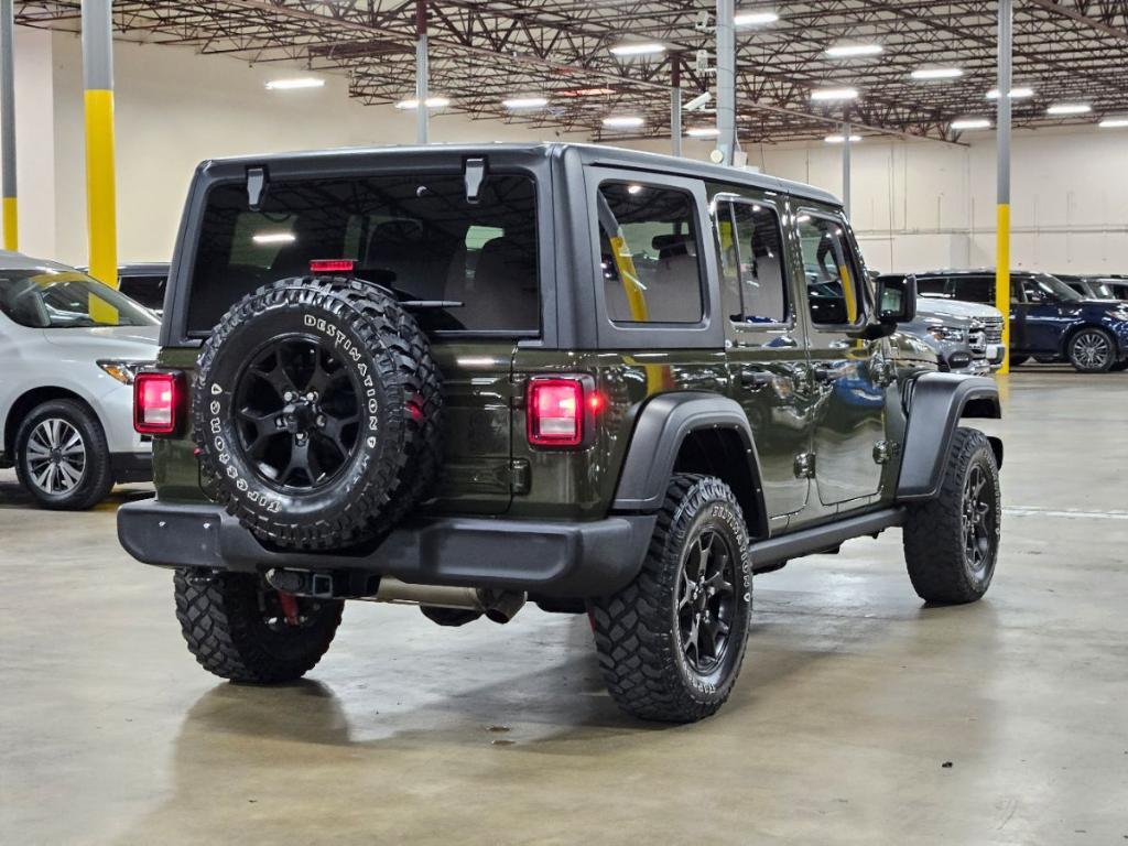 used 2021 Jeep Wrangler Unlimited car, priced at $34,613