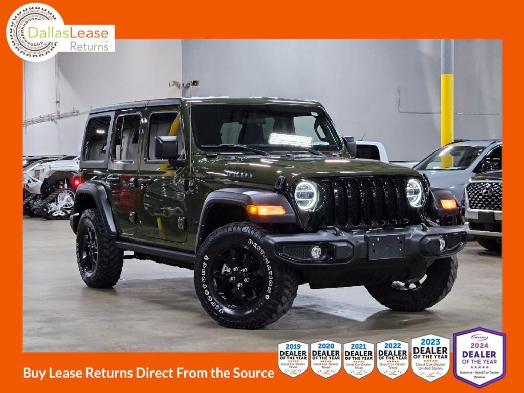 used 2021 Jeep Wrangler Unlimited car, priced at $34,613