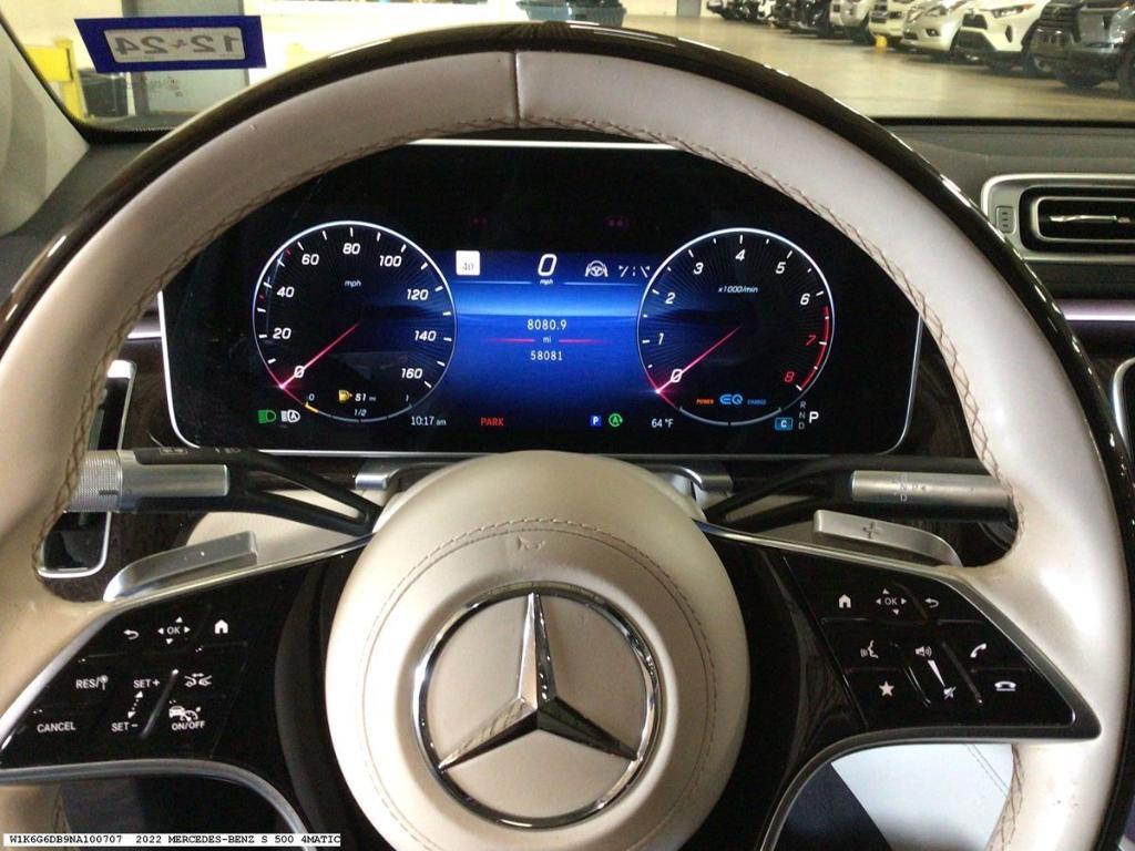 used 2022 Mercedes-Benz S-Class car, priced at $58,934