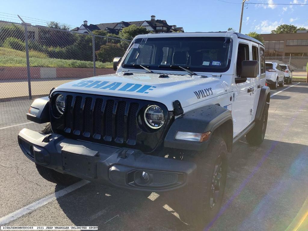 used 2021 Jeep Wrangler Unlimited car, priced at $22,635