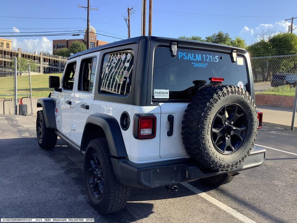 used 2021 Jeep Wrangler Unlimited car, priced at $22,635