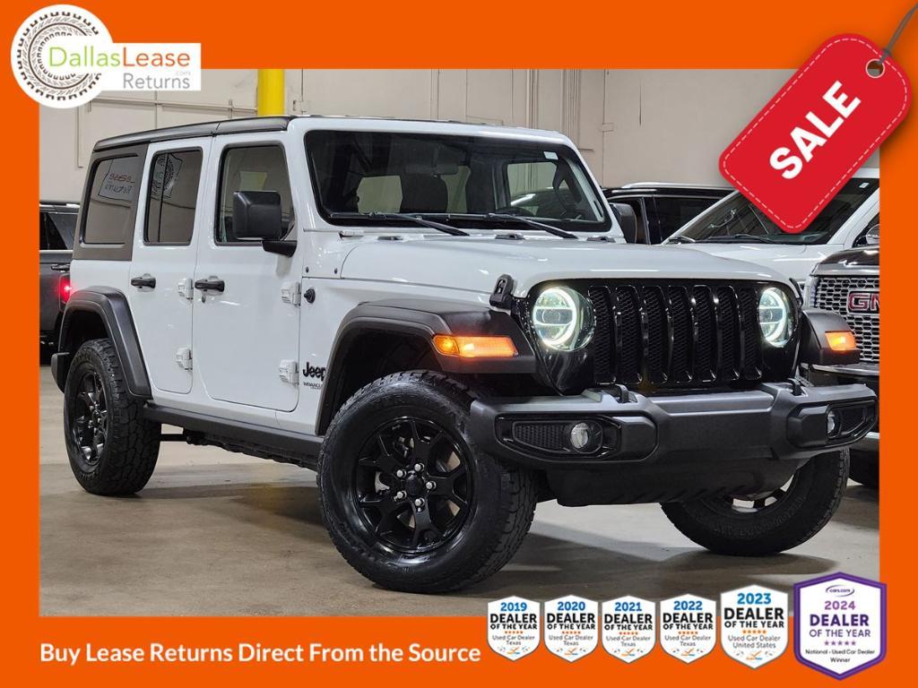 used 2021 Jeep Wrangler Unlimited car, priced at $21,635