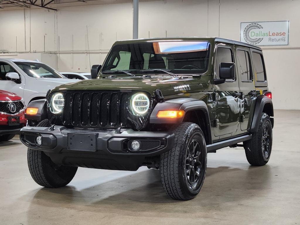 used 2021 Jeep Wrangler Unlimited car, priced at $26,272
