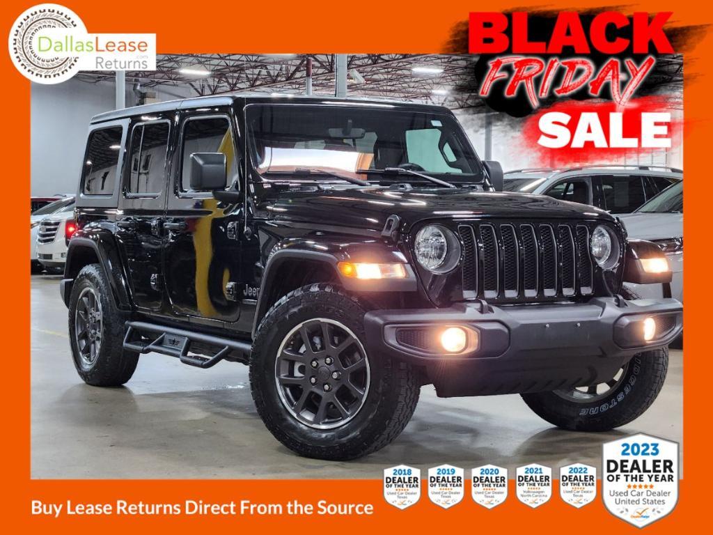 used 2021 Jeep Wrangler Unlimited car, priced at $28,612