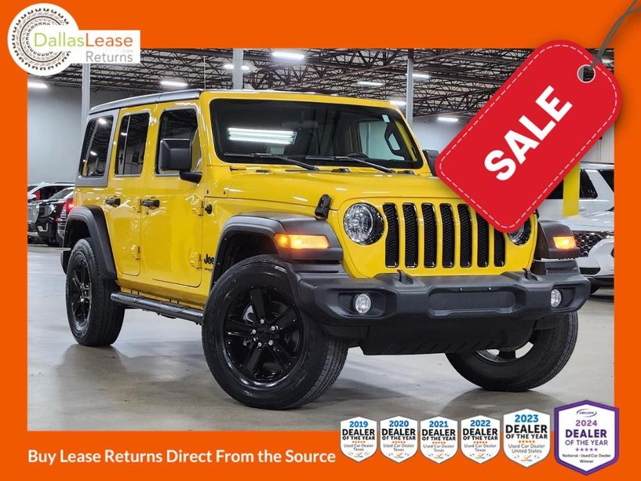 used 2021 Jeep Wrangler Unlimited car, priced at $31,656