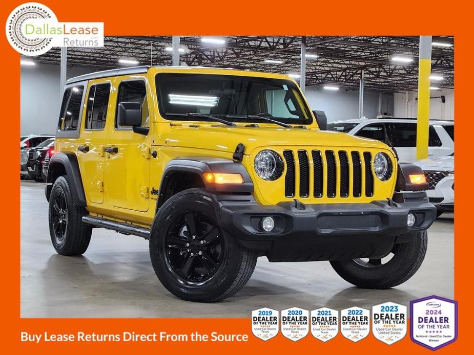 used 2021 Jeep Wrangler Unlimited car, priced at $31,656