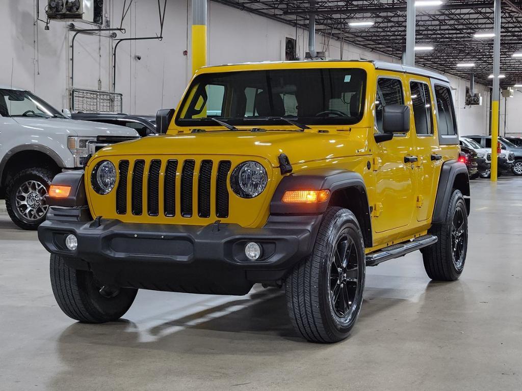 used 2021 Jeep Wrangler Unlimited car, priced at $31,656