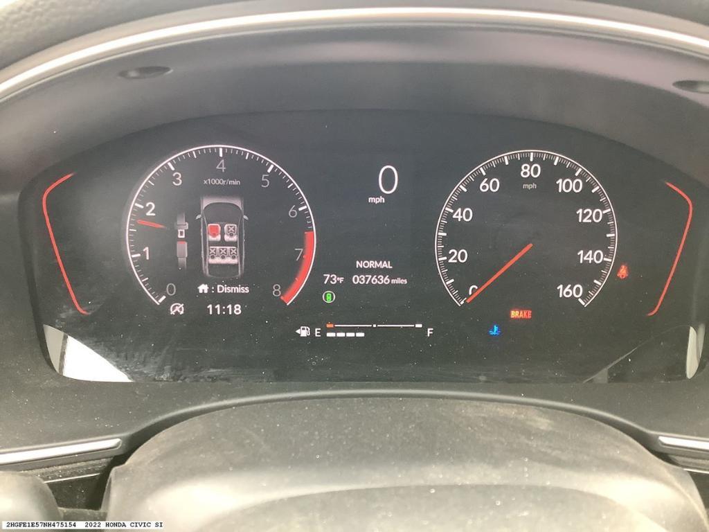 used 2022 Honda Civic Si car, priced at $29,462