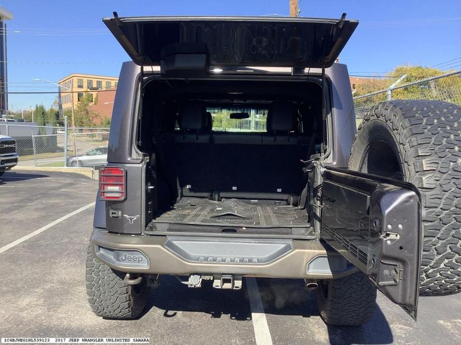 used 2017 Jeep Wrangler Unlimited car, priced at $21,640