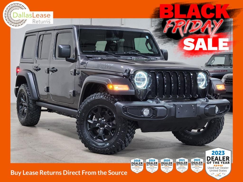 used 2021 Jeep Wrangler Unlimited car, priced at $26,944
