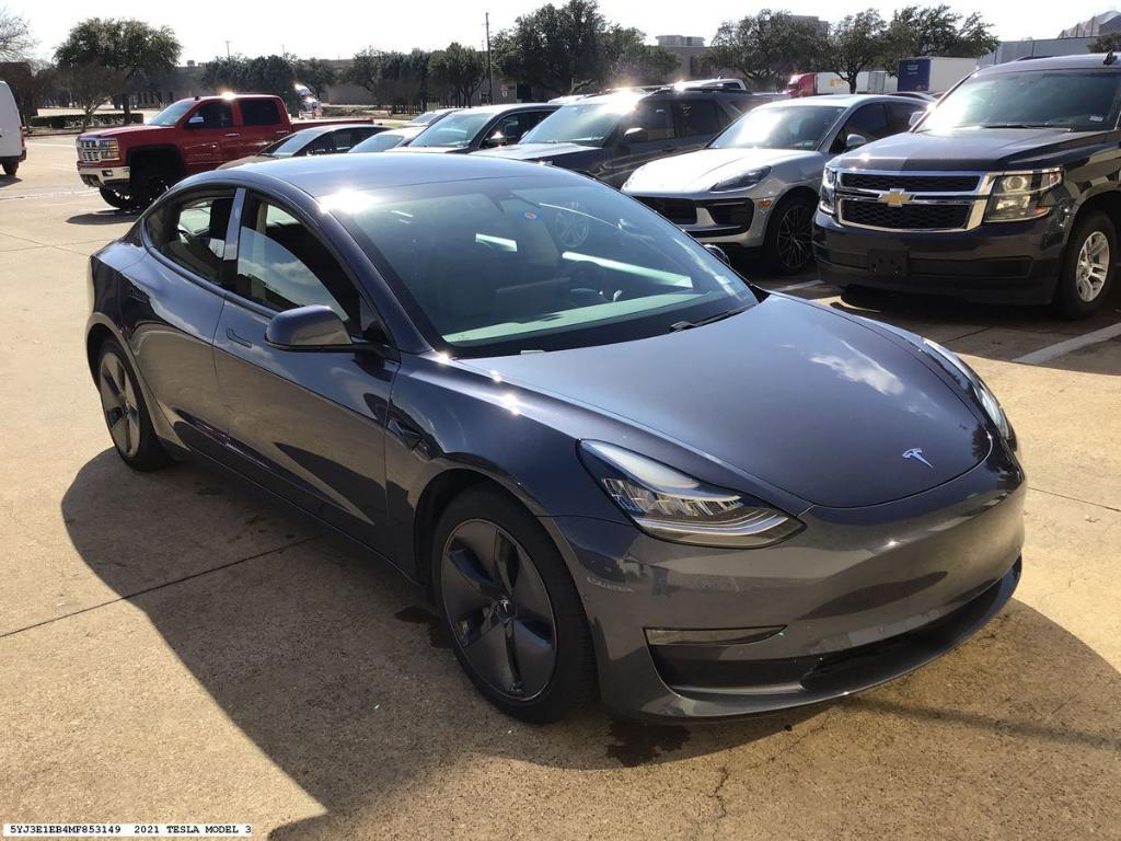 used 2021 Tesla Model 3 car, priced at $29,000