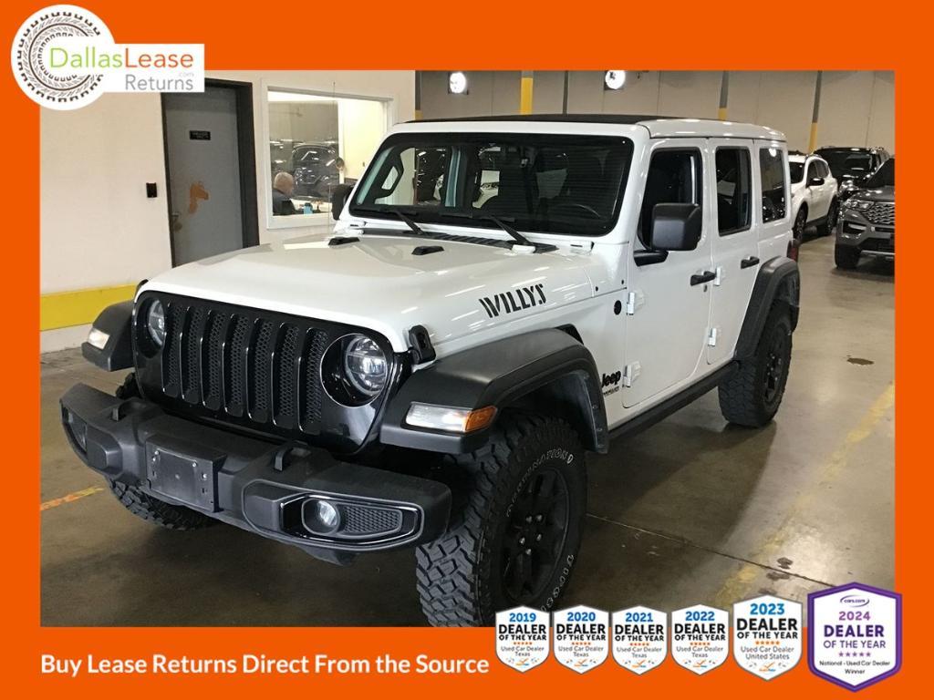 used 2021 Jeep Wrangler Unlimited car, priced at $35,212