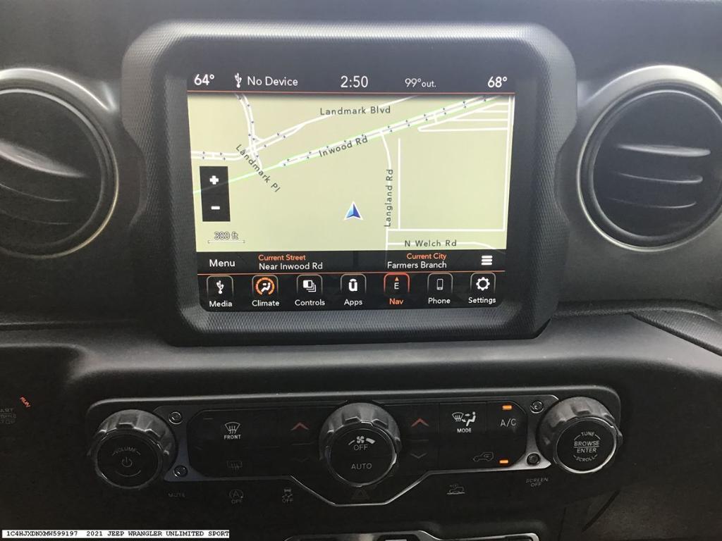 used 2021 Jeep Wrangler Unlimited car, priced at $35,212