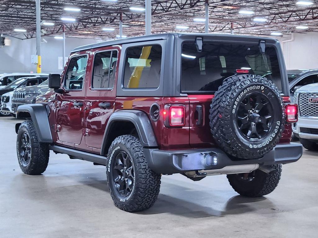 used 2021 Jeep Wrangler Unlimited car, priced at $31,612