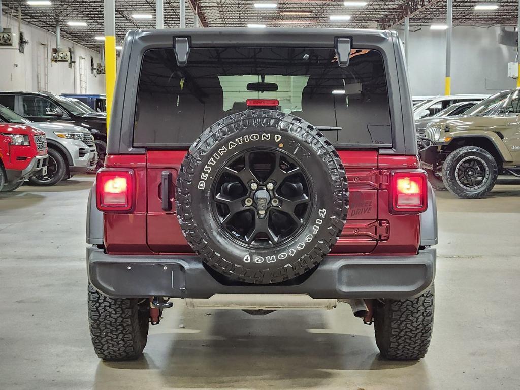 used 2021 Jeep Wrangler Unlimited car, priced at $31,612