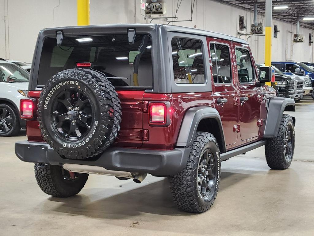 used 2021 Jeep Wrangler Unlimited car, priced at $31,612