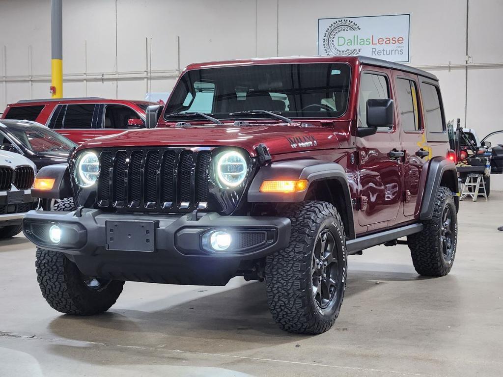 used 2021 Jeep Wrangler Unlimited car, priced at $31,612