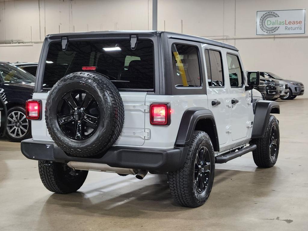 used 2021 Jeep Wrangler Unlimited car, priced at $29,652