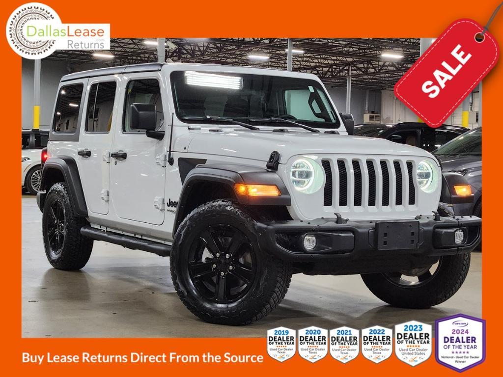 used 2021 Jeep Wrangler Unlimited car, priced at $29,652