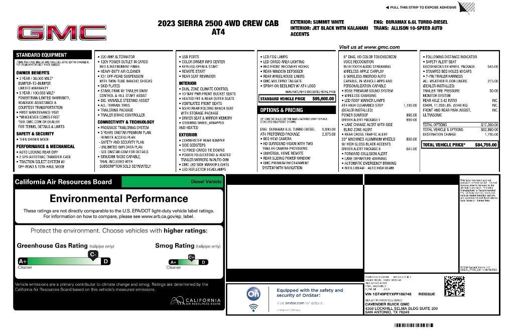 used 2023 GMC Sierra 2500 car, priced at $64,232