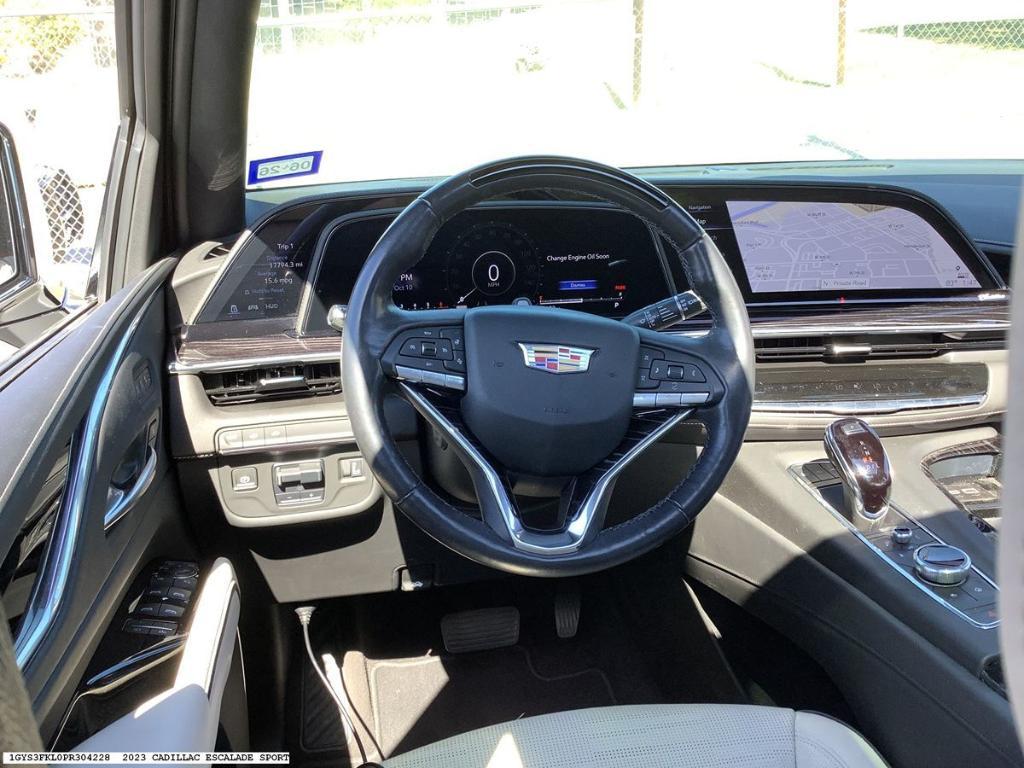 used 2023 Cadillac Escalade car, priced at $76,255